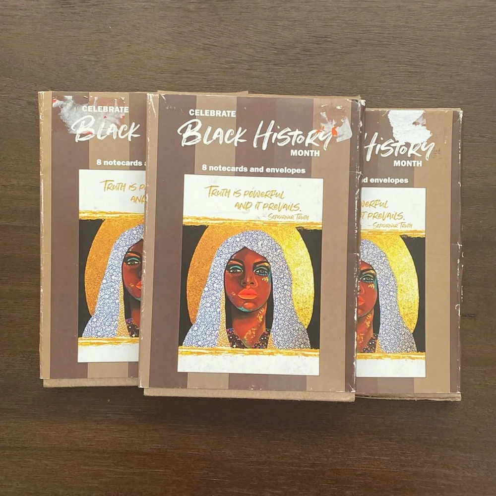 Artist Shaunt’e Lewis Black History Month 24 Blank Notecards and Envelopes